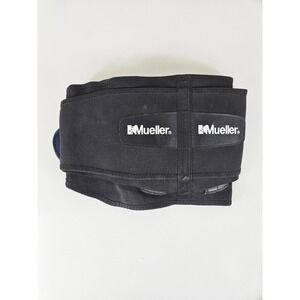 Mueller Adjustable Back Brace with Lumbar Pad Black B62559 One Size Fits Most